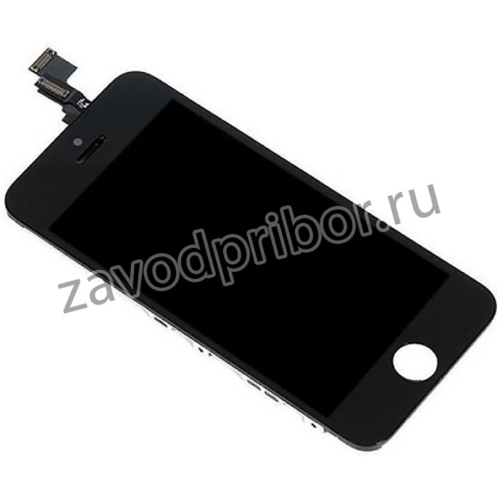 Дисплей (экран) в сборе с тачскрином для Apple iPhone 5S AAA черный