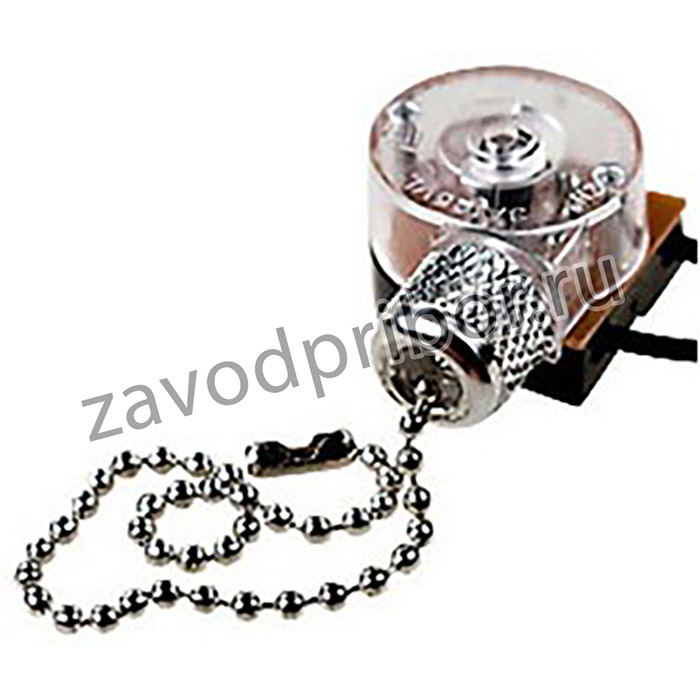 ВЫКЛЮЧАТЕЛЬ ДЛЯ НАСТЕННОГО СВЕТИЛЬНИКА С ЦЕПОЧКОЙ ПОД СЕРЕБРО