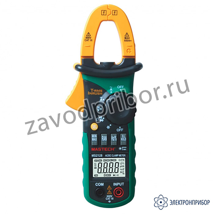 MS2128 — клещи токоизмерительные цифровые