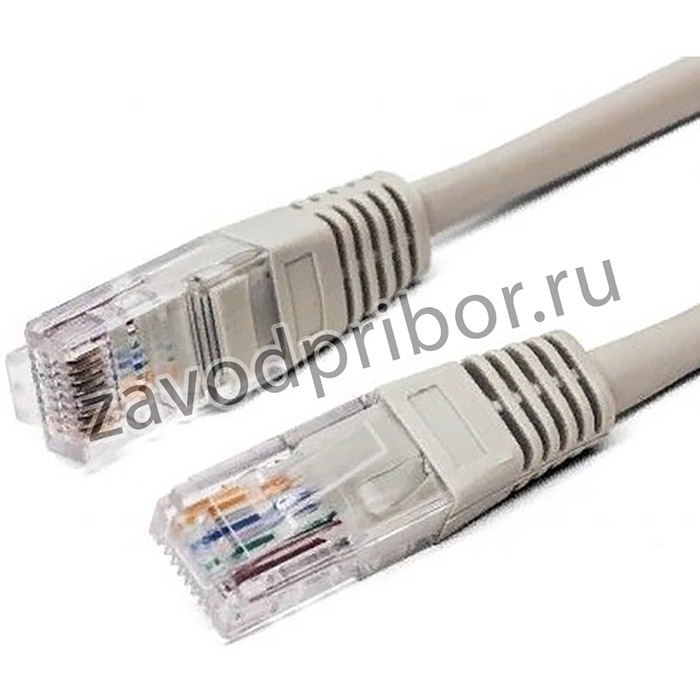 Filum FL-U5-C-2M Кабель патч-корд, U/UTP 5e cat. 2м, 26AWG(7x0.16 мм), чистая медь, PVC, серый