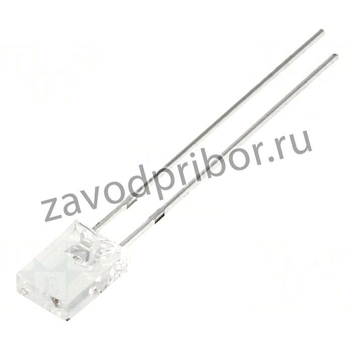 OSB5SA71A1B, Светодиод, прямоугольная, 2x5x7мм, голубой, 500-750мкд, 100°