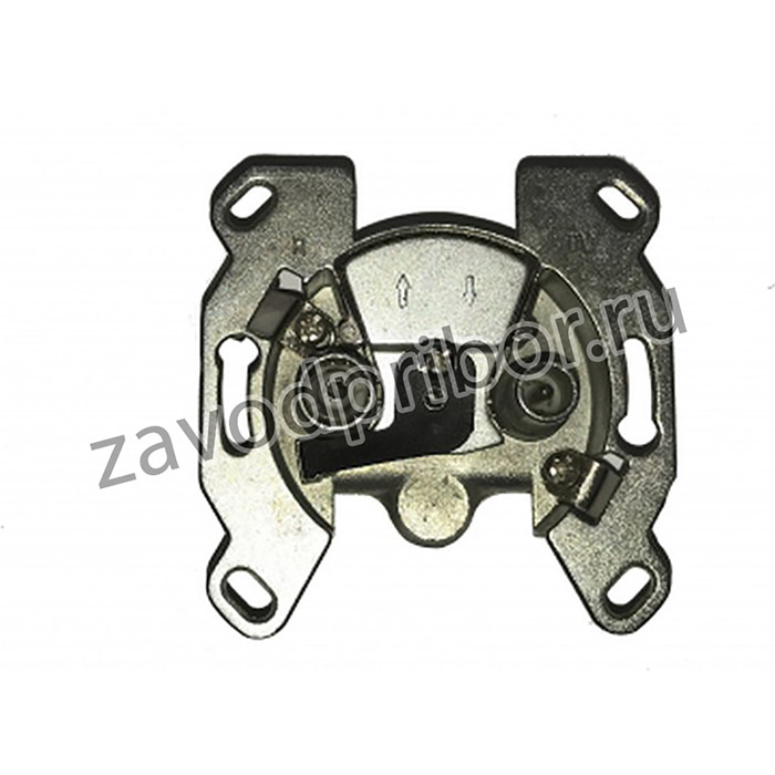 Zamel Мех Розетка TV-FM проходная коэф.затухания 10 дБ