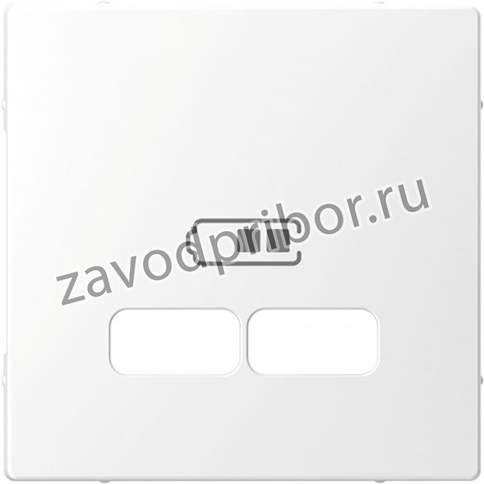 Schneider Electric Merten D-Life Белый Лотос Накладка центральная для USB механизма 2,1А