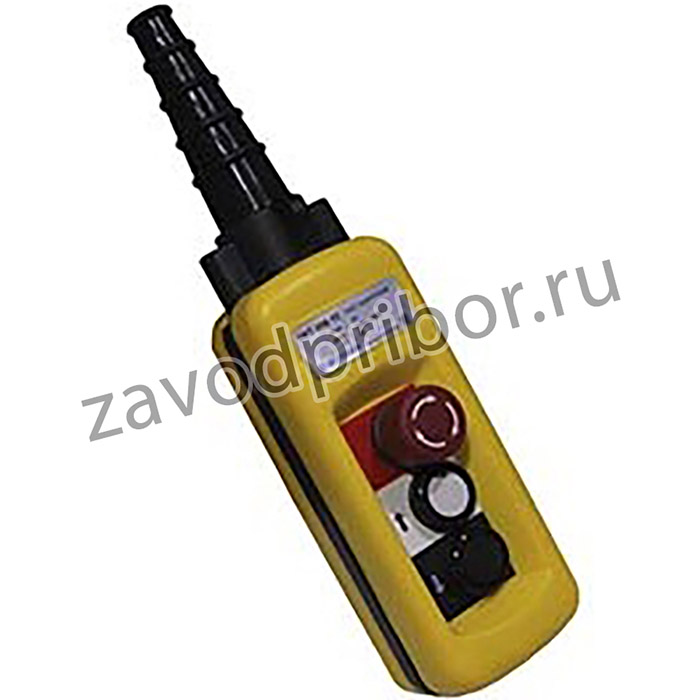 ПКТ-20Б У2, IP65, кнопка БЛОКИРОВКА с фиксацией (красная), вверх, вниз, 2NO, пост кнопочный (ЭТ)
