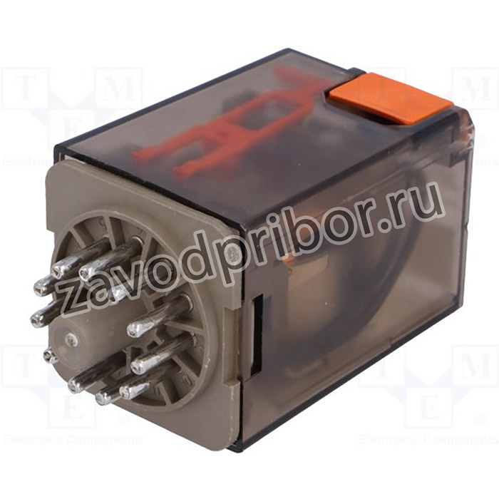 MT3210C4, Реле: электромагнитное, 3PDT, Uобмотки: 24ВDC, 10A/250ВAC, 475Ом