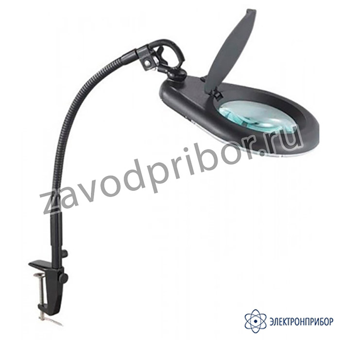 ProsKit MA-1225CF — увеличительная лупа с люминесцентной подсветкой (220В), с гибкой опорой на струбцине (5D)