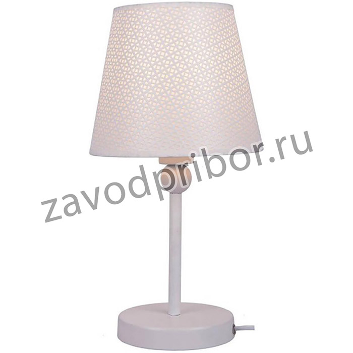 Lussole LGO Металл Белый / Ткань Светильник настольный E27 40W