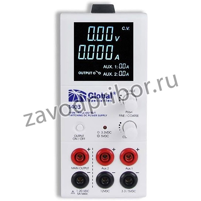 1403, Bench Top Power Supplies SWITCHING PWR SPLY 1-20VDC 5A