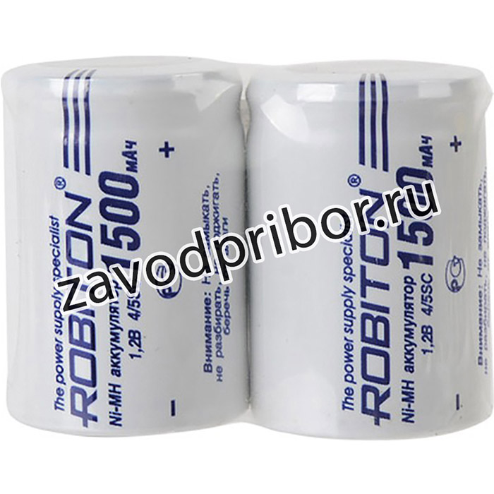 ROBITON 1500MH4/5SC-2 SR2, Аккумулятор