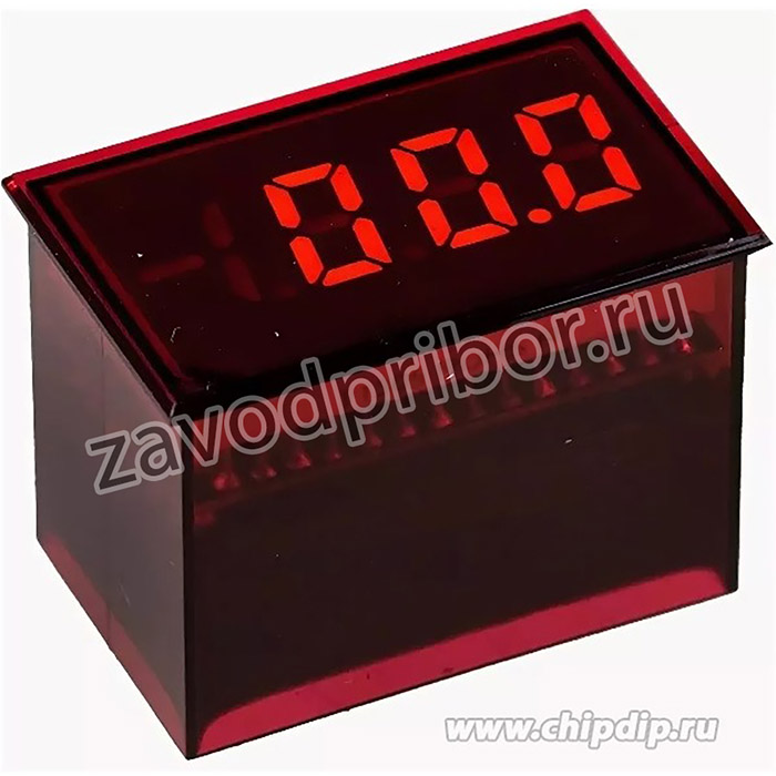 DMS-20PC-1-LM-C, Вольтметр переменного тока цифровой, измерительная головка 85-264В, красный