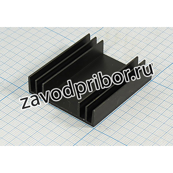 Радиатор охлаждения 50x 43x 11, F09, Al, черный, BLA052-50; охладитель 50x 43x 11\F09\\Al\чер\BLA052-50\