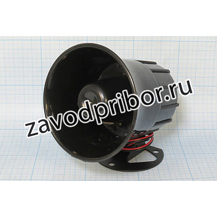Сирена 100x105мм, (6~14)В згс100x105\ 6~14\116/1м\ KPS-100T20B\KEPO ; згс100x105\ 6~14\116/1м\ KPS-100T20B\KEPO