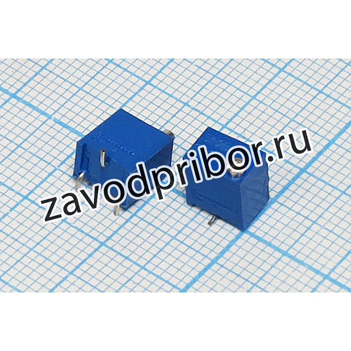 Подстроечный резистор 220 Ом, 12 оборотов, контакты 3C, SMD, 3269W221/RUNTRON