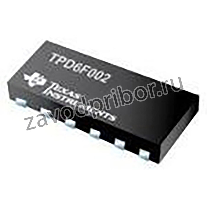 TPD6F002DSVR, EMI Filter Low Pass RC-Circuit 57dB Flat Style SMD T/R