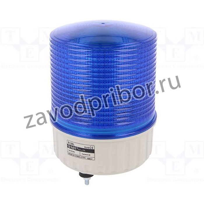 S125L-24-B, Сигнализатор световой, синий, Серия S125, 24ВDC, IP44, O119x170мм