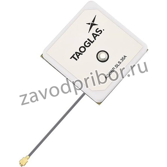 AGGBP.SLS.35A.07.0060A, RF Antenna, Patch, 1.561 GHz to 1.602 GHz, Right Hand Circular, I-Pex Connector, 1.32 dBi