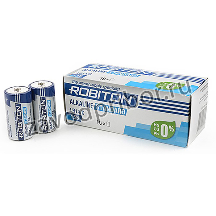 ROBITON STANDARD LR14 BULK10, Элемент питания