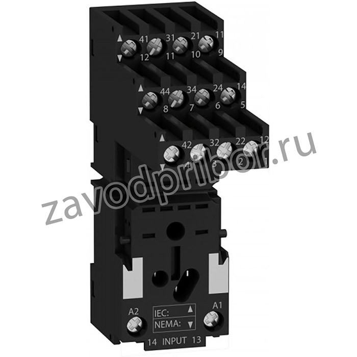 Schneider Electric Колодка простая, 4 перекидных разделительных контакта
