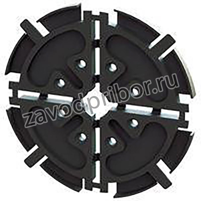 EFA04-21-ASS, Cable Mounting & Accessories Fiber Reel & Pads, Black, 25MM Rad, Fiber Reel & Pads, Black