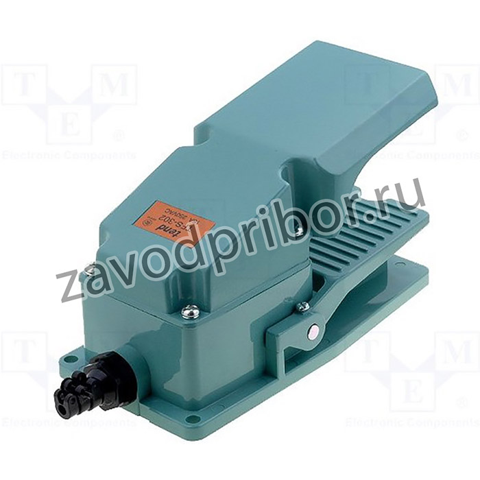 TFS-302, Переключатель: ножной, Фикс.пол: 1, SPDT, 15A/250ВAC, 34Н