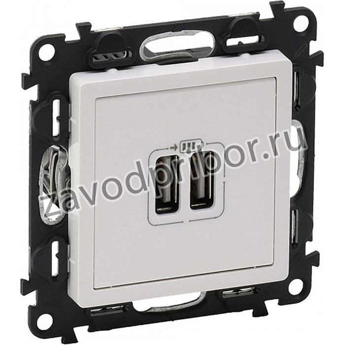 Legrand Valena LIFE DIY Бел Розетка 2-ая USB 240В/5В 1500мА