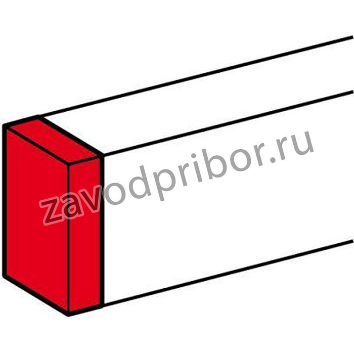 Заглушка торцевая для односекционных кабель-каналов DLP 35/50х80 Leg 010722
