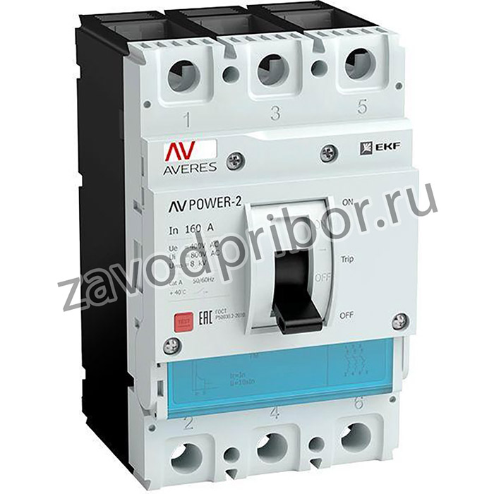 Выключатель автоматический 25А 80кА AV POWER-1/3 TR AVERES EKF mccb-13-25H-TR-av