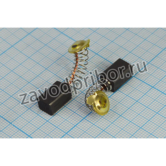 щетка для двигателей 6,5x 7,5x13мм для Hitachi аналог Ferm650; двиг щетка\ 6,5x 7,5x13\пруж/пятак 10x9\\Hitachi\