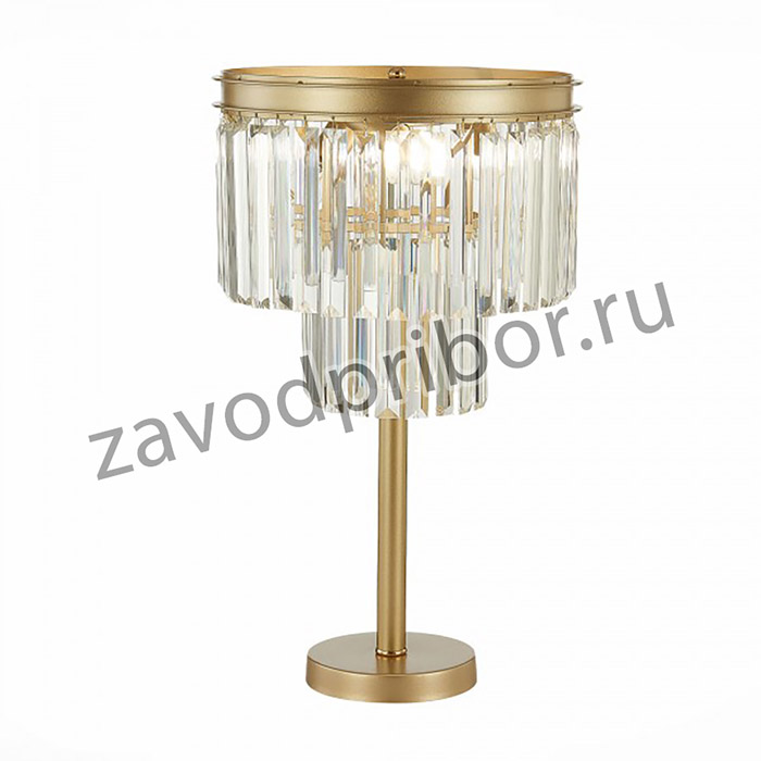 ST LUCE SL1624.204.03 Прикроватная лампа шампань/прозрачный E14 3*40W
