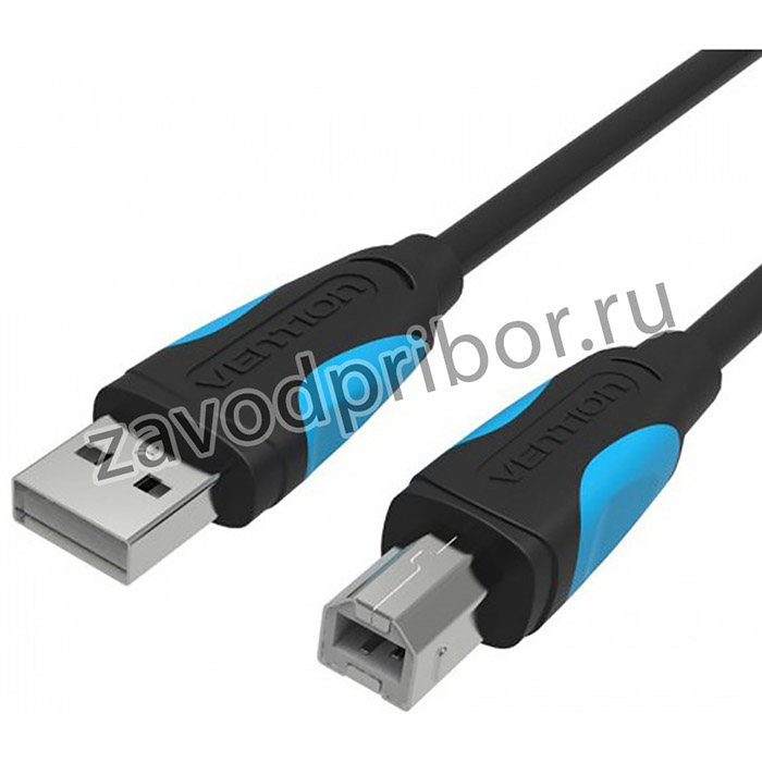 VAS-A16-B300, Vention USB 2.0 Type-AM - USB 2.0 Type-BM 3м, Кабель Vention USB 2.0 AM/BM - 3м. Черный