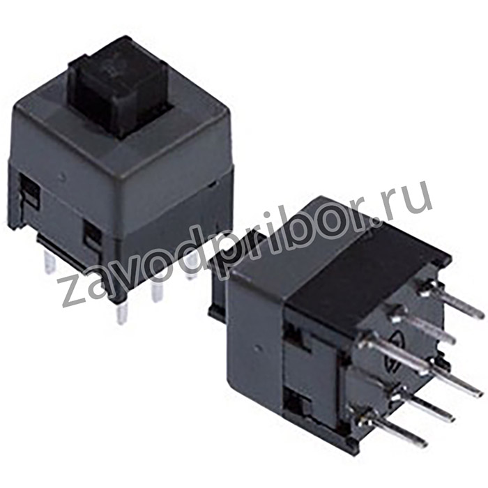 PB21E09-071, кнопка без фиксации 8.5x8.5мм серая 30В 0.3А (MPS-850N-G)
