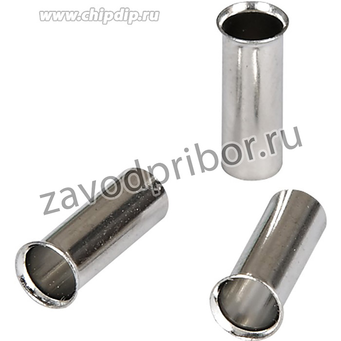 Наконечник штыревой втулочный неизолированный Ншв 7508 (уп./100 шт) HLT