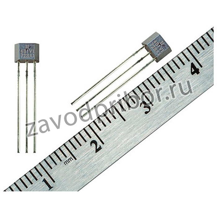 VG481V1, Through Hole Hall Effect Sensor, TO-92, 3-Pin