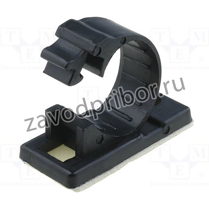 10J-S, Держатель самоклеящийся или монтируюмый винтом, 14мм, полиамид