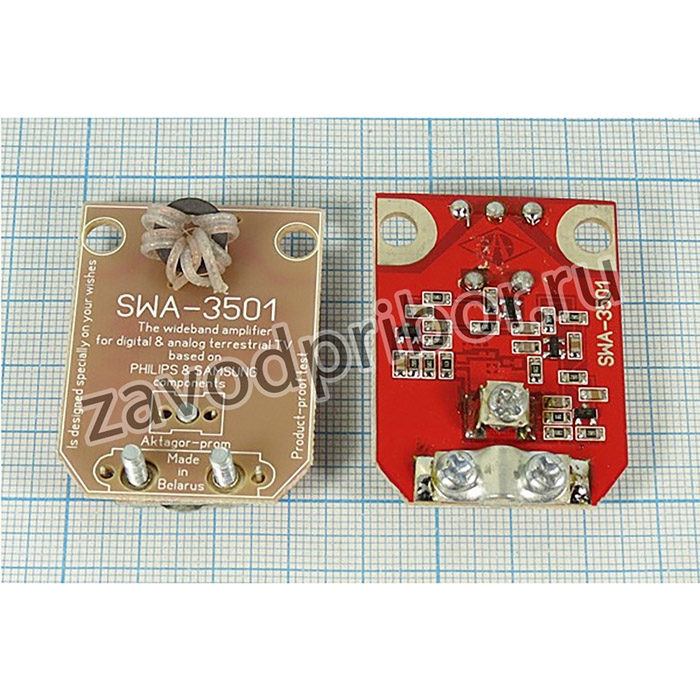 Антенный усилитель МВ-ДМВ, коэффициент усиления 22дБ, 12В, SWA-3501; ант усил МВ-ДМВ\\22дБ\ 12В\\SWA-3501