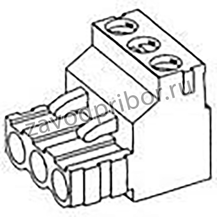TBW-5-AMP-4P, Разъемный клеммник, Ш.контактов 5,08мм, Контактные группы 4