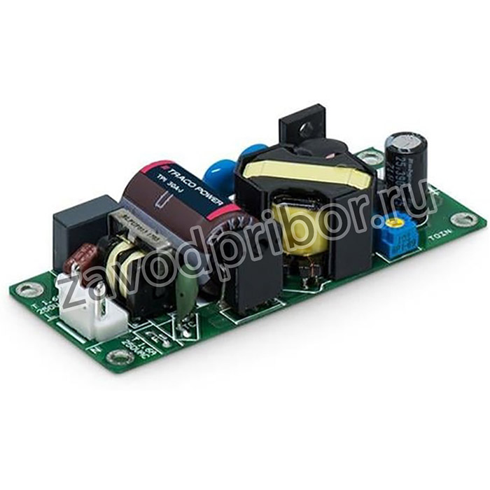 TPI 30-105A-JP, Switching Power Supplies 30W 5V 6A Open 3.34x1.36