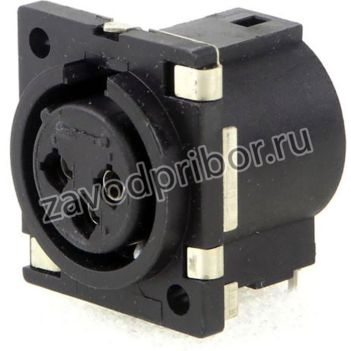PQG3FRA112, Conn XLR Connector F 3 POS Solder RA Thru-Hole 4 Terminal 1 Port