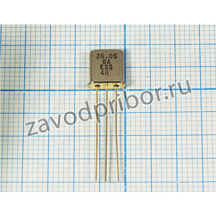 Кварцевый фильтр 26050, 7,5/3 ,Корпус UM1-3 ,Выводы 3P ,MXF26,05-7,5A ,2 порядок ,Полосовой