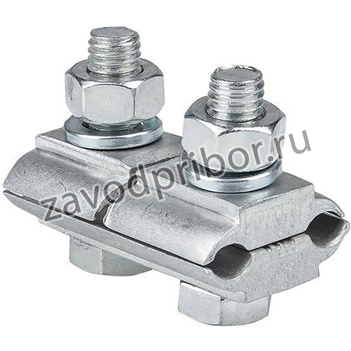 Зажим соединительный плашечный PROxima 2 болта М6 (D провода 5,1...9,0 мм) ПА-1-1