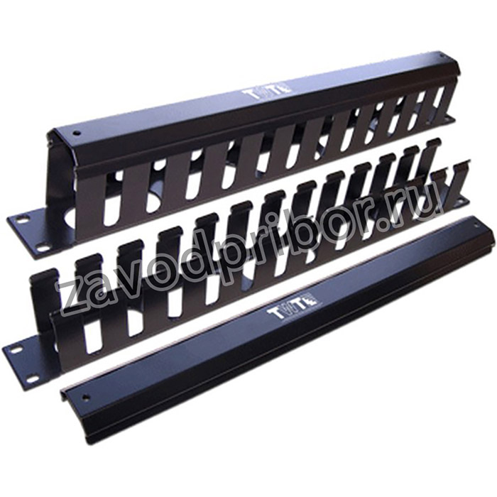 Органайзер Кабельный органайзер 19" c крышкой, 2U