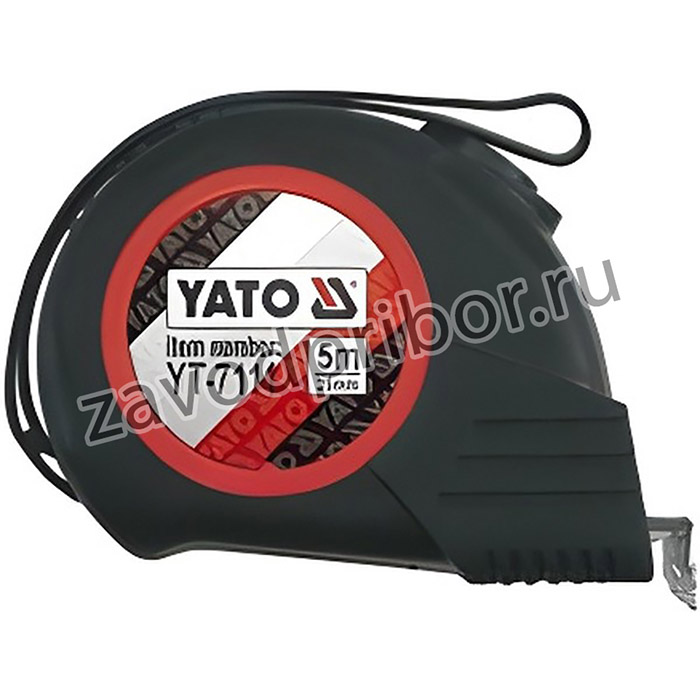YT7111, Рулетка с магнитом 5мх25мм (бытовая) Yato