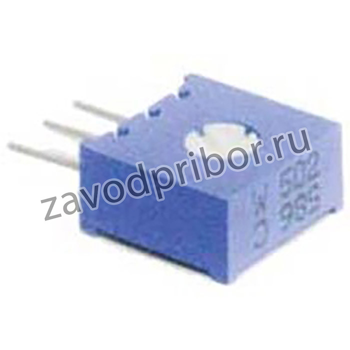 Подстроечный резистор 50 Ом, 270 градусов, выводы 3P/плат, 3386W BAR