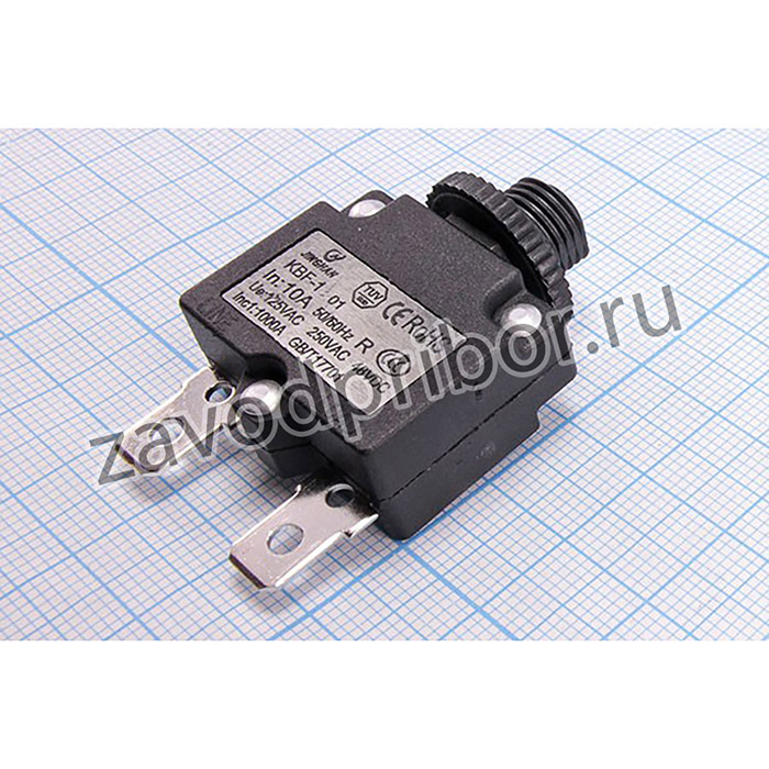 KBF-1/01, 10 А, 250 В, Автомат защиты; пред авт KGZ-01\10А\250В\\ пл\2T\KBF-1/01\ПКн