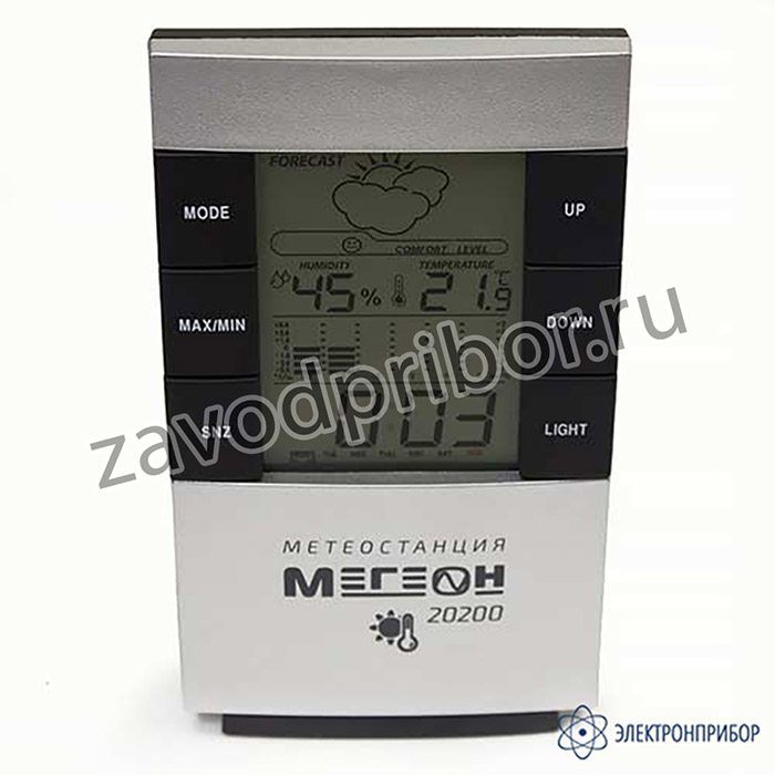 МЕГЕОН 20200 — термогигрометр настольный
