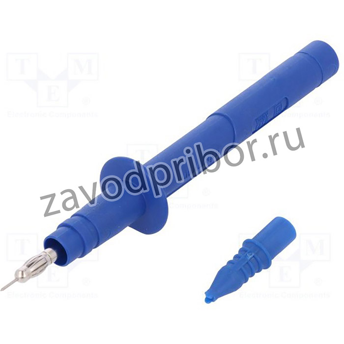 SPS2381NI-BL, Измерительный щуп, 5А, синий, Размер гнезда: 4мм, 1кВDC, 5мОм