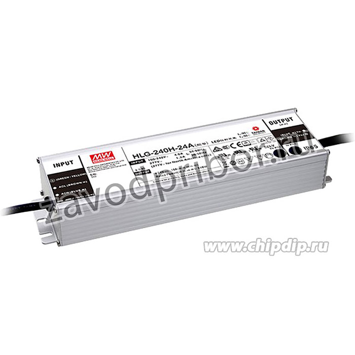 HLG-240H-48A, AC/DC LED, 48В,5А,240Вт,IP65 блок питания для светодиодного освещения