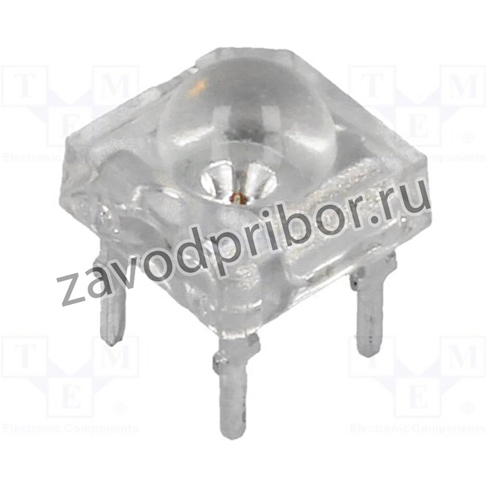 OS5RPMZ2C1P, LED Super Flux; 7,62x7,62мм; красный; 2000?4000мкд; 120°; 50мА