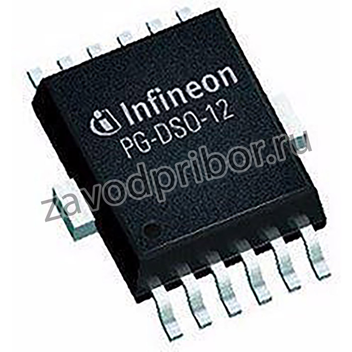 BTS5210L, Микросхема переключатель питания, high-side switch, 1,8А, Каналы 2, N-Channel