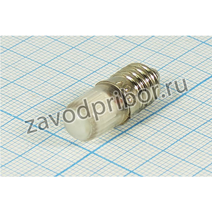 Лампа газоразрядная 220В, цоколь E10/13, цвет зеленый, 10x28мм; Л 220В\E10/13\ \зел\\10x28\ГР\LL-112C\